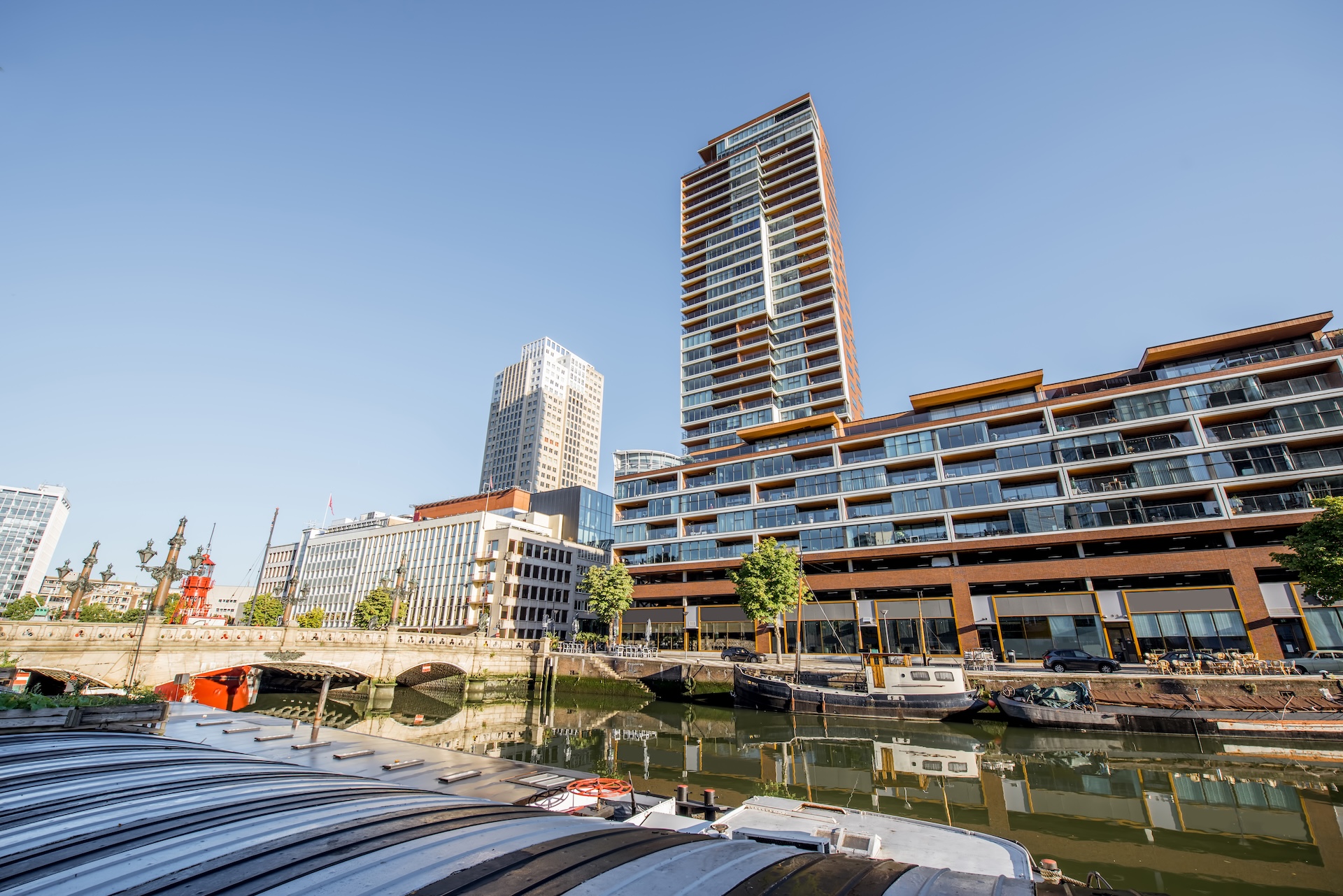 Rotterdam city in Netherlands